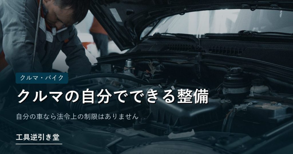 ボンネットを開けてエンジンルームを点検する人
