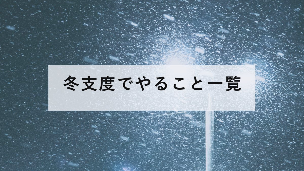 雪の降る夜の街灯と道路